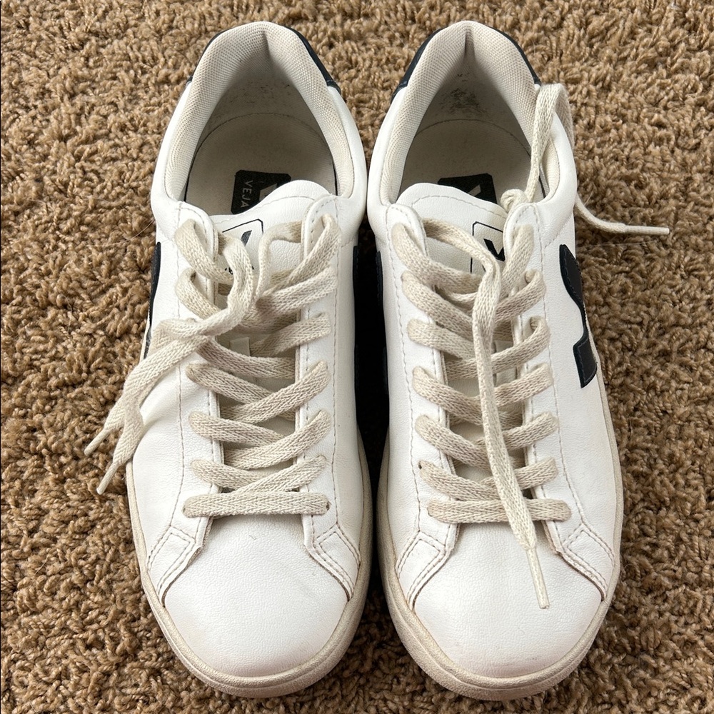 Veja White and Black Women's Sneakers